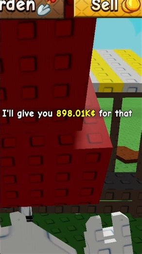 mushroom method is broken in gag2 #growagarden #roblox #shorts