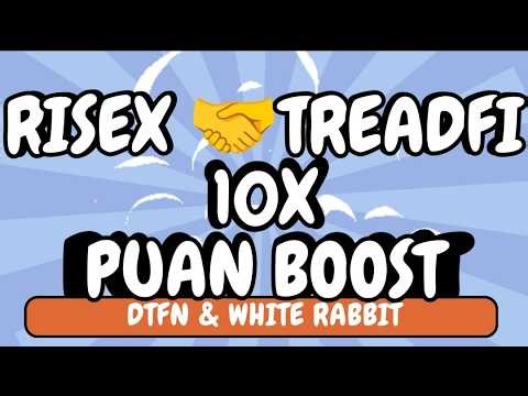 Risex 🤝 Treadfi 10x Puan Boost Fırsatı