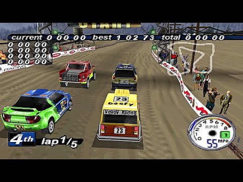 Rally Cross 2 PS1 Gameplay HD (Beetle PSX HW)