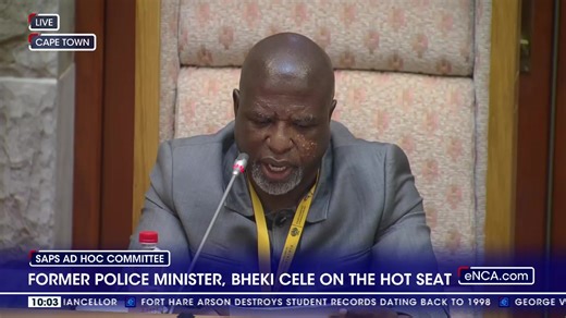 [LIVE NOW 🔴] Former Police Minister, Bheki Cele takes the hot seat at the Ad Hoc Committee. Tune in now to #eNCA, channel #DStv403. | eNCAnews