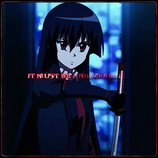 mixed feelings about how this turned out i fear —————————————- [ #akame #akamegakil #dissedit #fyp #xyzbca ] —————————————- [ akame , akame ga kill , akame edit, akame ga kill edit, akame ga kill diss edit, akame diss edit, blurrr, blurrr edit, blurrr diss edit, anime, anime edit, anime diss edit, edit, malesins, exolvant, exosaudios, high quality ] —————————————- [ credit ; @Blue💙 / ac ; mine ]