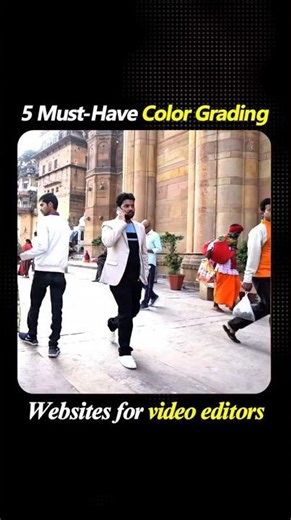 5 must have color grading websites for video editors