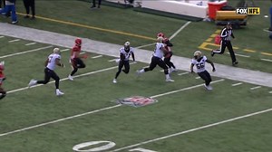Marcus Williams nearly returns Dalton's INT for TD