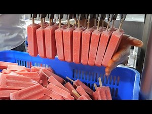 Watermelon Popsicle, Mango Popsicle, Mung Bean Popsicle / 西瓜冰棒, 芒果冰棒, 綠豆冰棒 - Taiwanese Food
