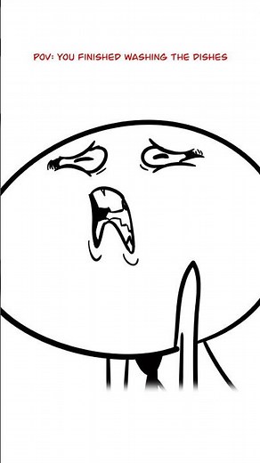 You Finished Washing Dishes 😤 (Animation Meme) #shorts