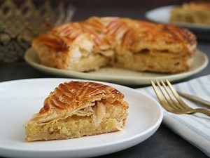 Galette frangipane crème pâtissière moelleuse