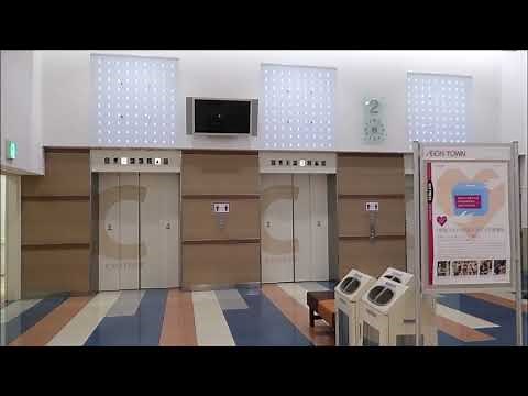 イオンタウン守谷の中央エレベーター