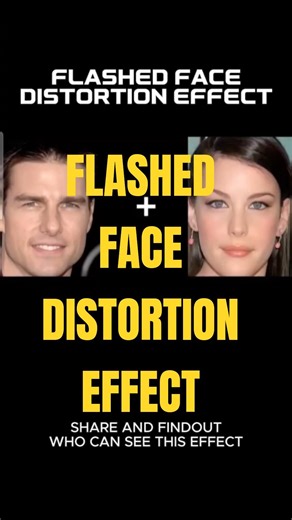 Flashed Face Distortion Effect #illusion #effect #Eyes #Distortion #fypシ #trending #viralvideo