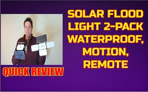 Watch Bright! Mokot Motion Sensor Solar Outdoor Lights with Remote on Amazon Live