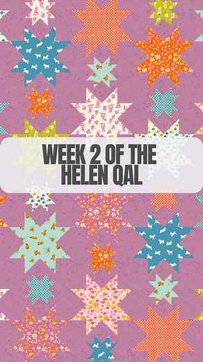 Quilts, Patterns, Tutorials on Instagram: "It’s Week 2 of the Helen Quiltalong, which means… it’s time to cut our fabric! ✂️ In this week’s YouTube video, I walk through how I cut all of my background fabric, step by step — and talk a little about my (slightly indecisive) background fabric journey. I couldn’t decide between a light pink solid or a scrappy mix, so I went with a blend of light pinks, peaches, and off-white solids from my stash — and I love how it’s coming together! The video demon