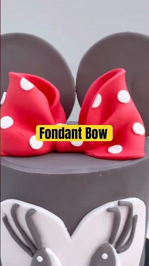 How to make a fondant bow | Cake-maker