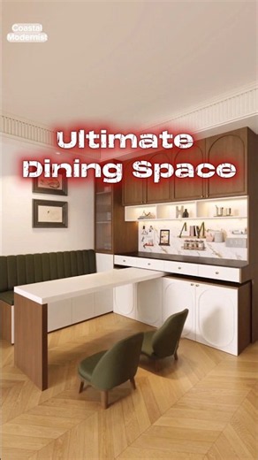 Small Space Hack: Hidden Dining Table + Storage!