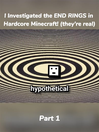 I Investigated the END RINGS in Hardcore Minecraft! (they're real) | Part 1 | LockDownLife | #fyp #youtube #minecraft #hardcore #viral #tiktok #MC