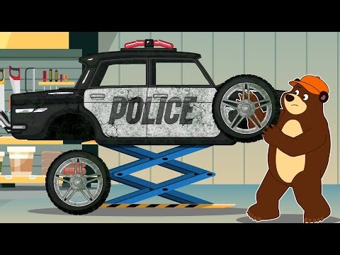 Restoring the Abandoned Police Car from the Junkyard 🚔🔧 | The Bear's Garage
