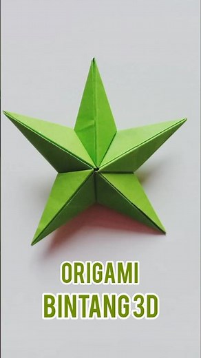 Easy Origami 3D Stars | How to Make 3D Stars Step by Step#diy#origami#paperstar #3dstar#shorts