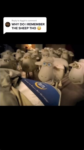 Replying to @Aggie This is one of the commercials! #serta #aardman