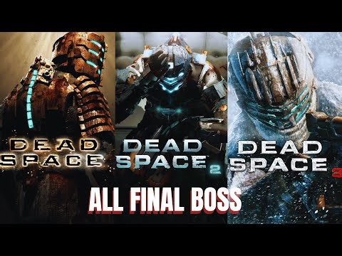 Dead Space Trilogy (2008 - 2013) All Final Boss with Cutscenes 4K 60FPS