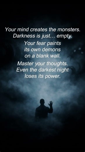 Darkness Is Empty, Not Evil-----------#MentalForge #DarkTruth #Mindset #Fear
