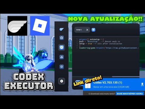 👽 EXECUTOR CODEX v2.705 NOVA ATUALIZAÇÃO!!! (LINK DIRETO) Sem Key e Anti-ban