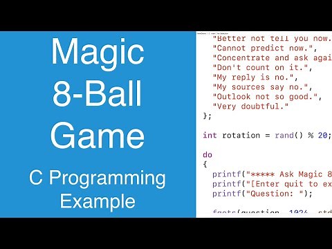 Magic 8-Ball Game | C Programming Example
