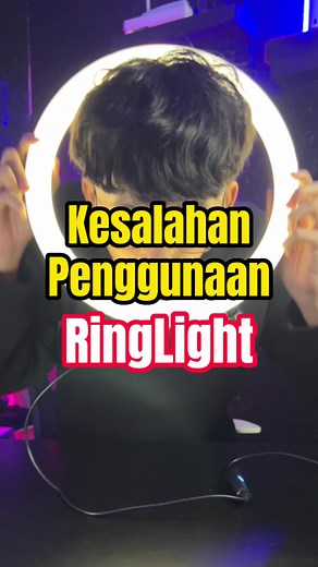 Tutorial cara pemakaian ringlight yang benar #tutorial #tutoriallighting #carapakairinglight