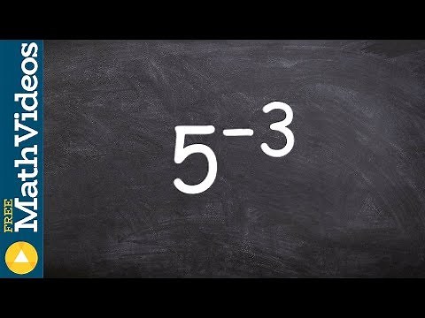 Learn how to rewrite a number with a negative power