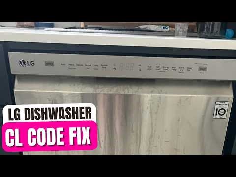 How To Fix LG Dishwasher CL Code 2026