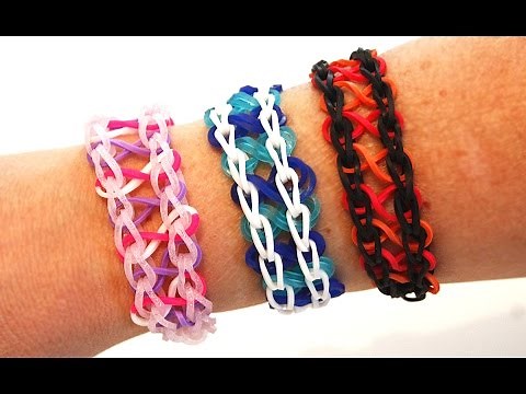TUTORIAL: Infinity Elastic Bracelet - Rainbow Loom (in French)
