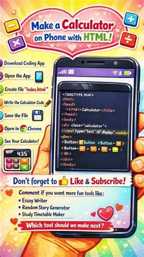 don't forget to change the file format from.txt to.html