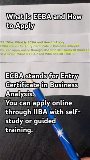 What Is ECBA and How to Apply