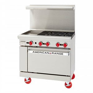 American Range AR-36G 36" Natural Gas Range with 36" Griddle and Standard Oven - 95,000 BTU