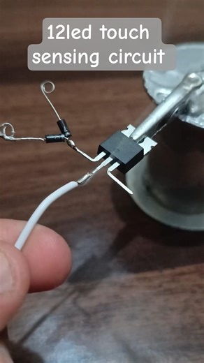 12V LED TOUCH SENSING WITH DIODS! #circuit