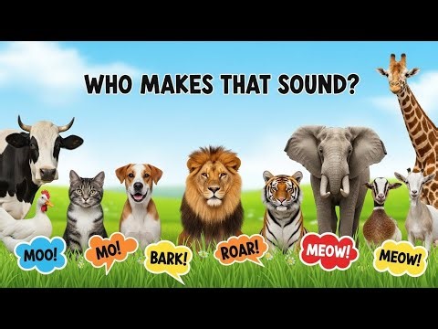 Discover Animal Sounds with Pictures | Fun Learning for Kids