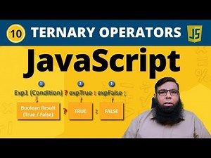 Ternary Operator in JavaScript || JavaScript Full Course || Class 10.