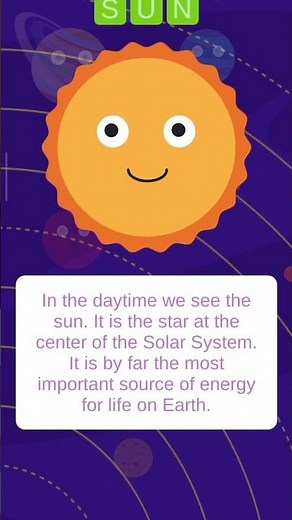 Sun for Kids 🌞 #sun #kids #educationalvideo