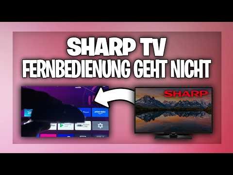 Sharp TV remote control not working & how to pair the remote control - TV instructions