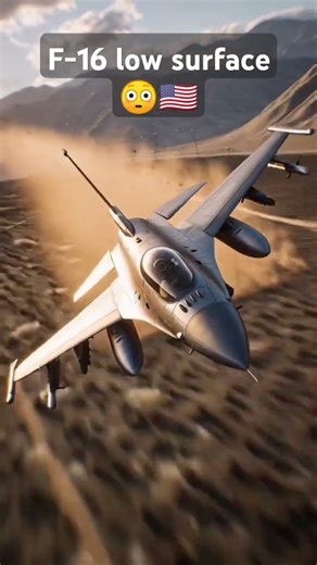 "F-16 Falcon Extreme Low Flying Over Mountains | Dangerous Maneuver! #f16vr #f16_fighter_jet