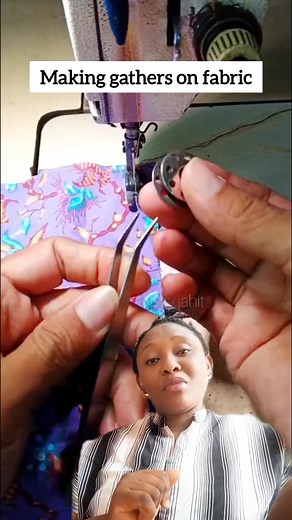 Making gathers on fabric | MaryCee