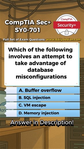 CompTIA Security+ (SY0-701) Exam-Style Practice Question 2026