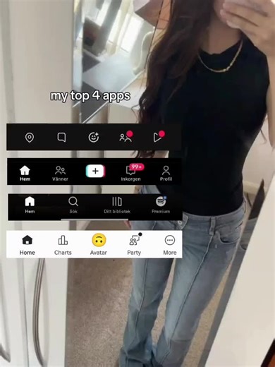 👑My top 4 apps❤️‍🔥