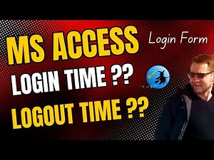 How to Track User Login and Logout in MS Access with VBA | Step-by-Step Tutorial #msaccess
