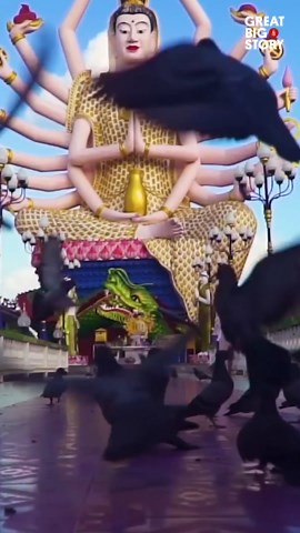 Erkundung des Wat Plai Laem, Thailands einzigartigem buddhistischen Tempel