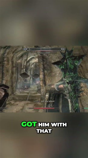 Skyrim Battlemage Necro Build: UNLOCKING THE POWERFUL ICE FORM SHOUT! #shorts