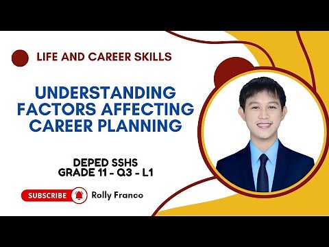 Understanding Factors Affecting Career Planning | Life and Career Skills Q3 Lesson 1 (SHS)