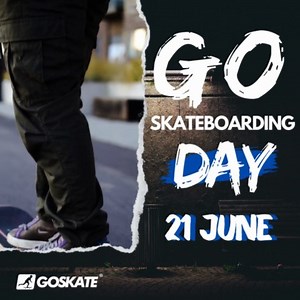 🛹 Happy Go Skate Day 2023! 🎉 Today, we join the global skateboarding community in celebrating the exhilarating and liberating spirit of skateboarding on this special day! 🌟✨ Whether you're a pro, a beginner, or simply a skateboarding enthusiast, let's unite and spread the joy of rolling together! 🙌 | GOSKATE.com