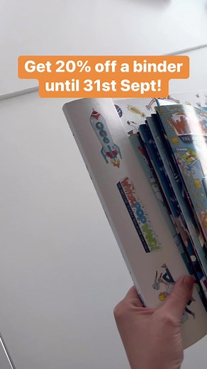 This awesome magazine binder is perfect for storing a whole year's...