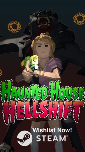 Haunted House Hellshift How it started, and where is it now!! #arcadeshooter #indiegame