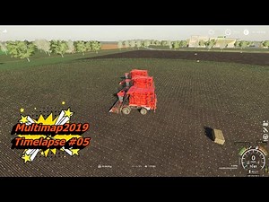harvesting tobacco, sell tobacco, spreading lime |FS19 Multimap 2019 mit GlobalCo. |Timelapse #05 |