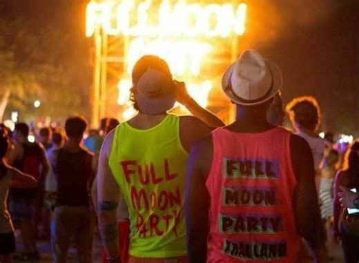 Over 10,000 partiers at Thai island's Full Moon Party