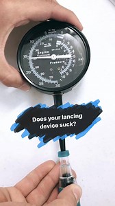 Does your lancing device suck? If not, it should! 📌⏫❣️ The Genteel Lancing Device uses vacuum and depth control to get the perfect drop for blood sugar checks. | Genteel Lancing Device